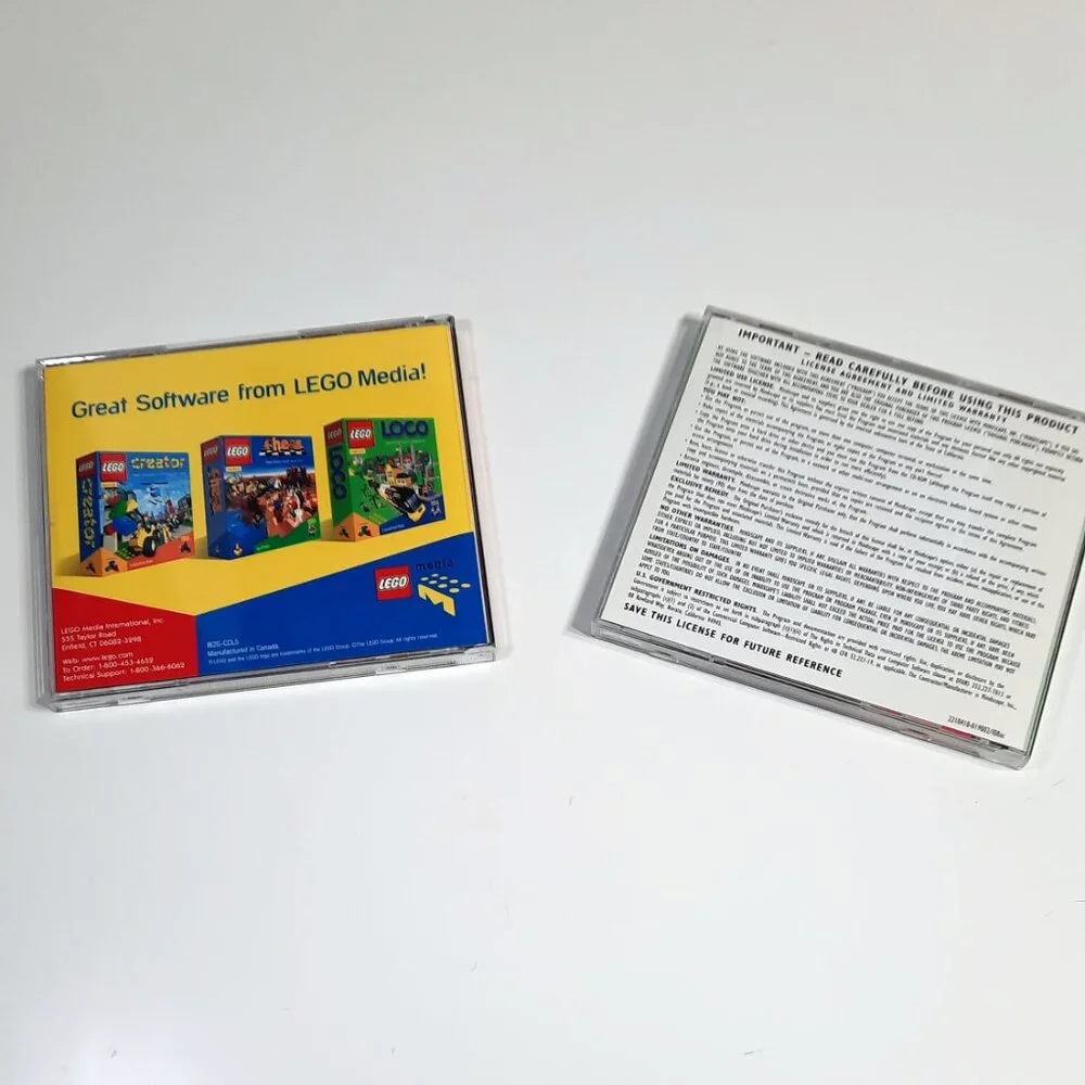 LEGO Island + LEGO Loco PC CD-ROM Lot 2 Vintage Games Tested Complete